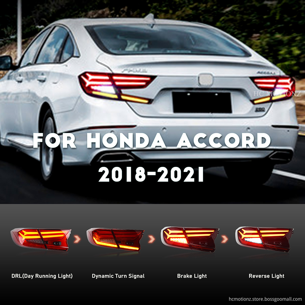 HCMOTIONZ 2018-2022 Honda Accord Full LED Taillight