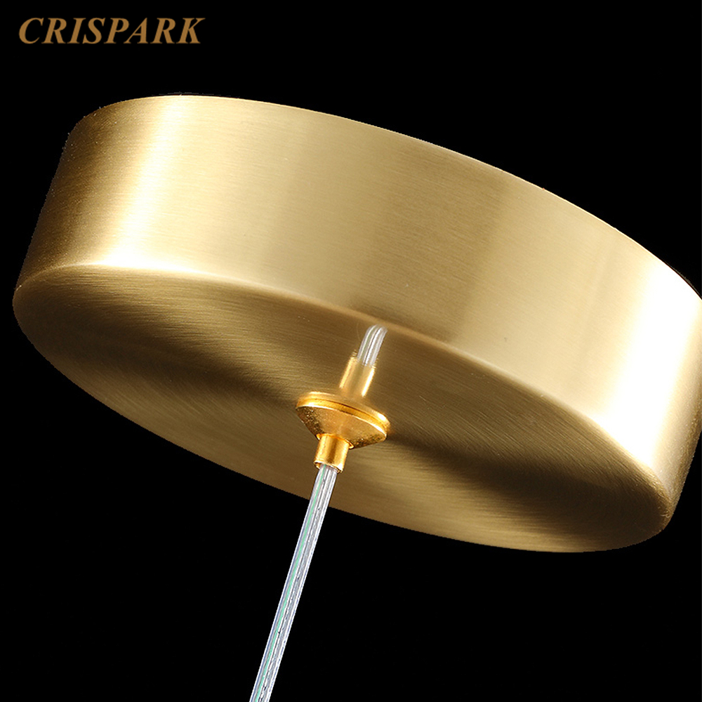 Modern Irregular Crystal Chandelier Light LED Nordic Brass Spiral Pendant Hanging Lamp Art Deco Dining Table Bedside Villa Loft