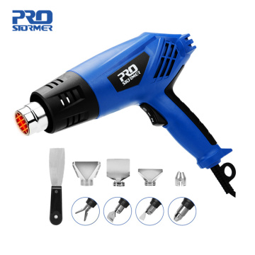 2000W 220V Industrial Electric Hot Air Gun Dual Temperature-controlled Building Hair Dryer Temperature Heat Gun NozzlePROSTORMER