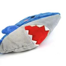 Blue shark plush sleeping toy for children