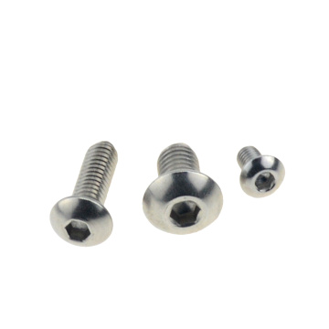 M2 M3 M4 M5 M6 M8 304 A2 Round Stainless Steel Hex Socket Button Head Allen Bolt Screw