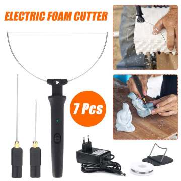 3 In 1 Electric Styrofoam Cutter Pen 18W DIY Handle Foam Electric Cutting Machine Kit Foam Cutting Hot Heating Wire