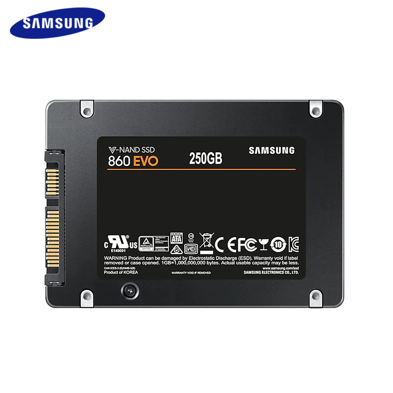 SAMSUNG SSD 860 EVO 250GB 500GB 1TB Internal Solid State Disk HDD Hard Drive SATA3 2.5 inch Laptop Desktop PC TLC disco duro SSD