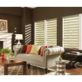 Double layer zebra blinds