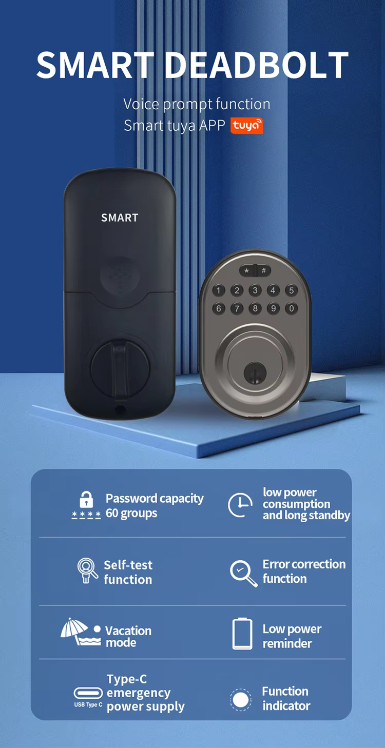 1 Passcode deadbolt door