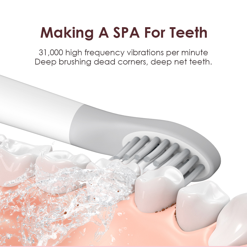 SOOCAS SO WHITE PINJING EX3 Sonic Electric Toothbrush Ultrasonic Automatic Smart Tooth Brush Wireless Rechargeable Waterproof