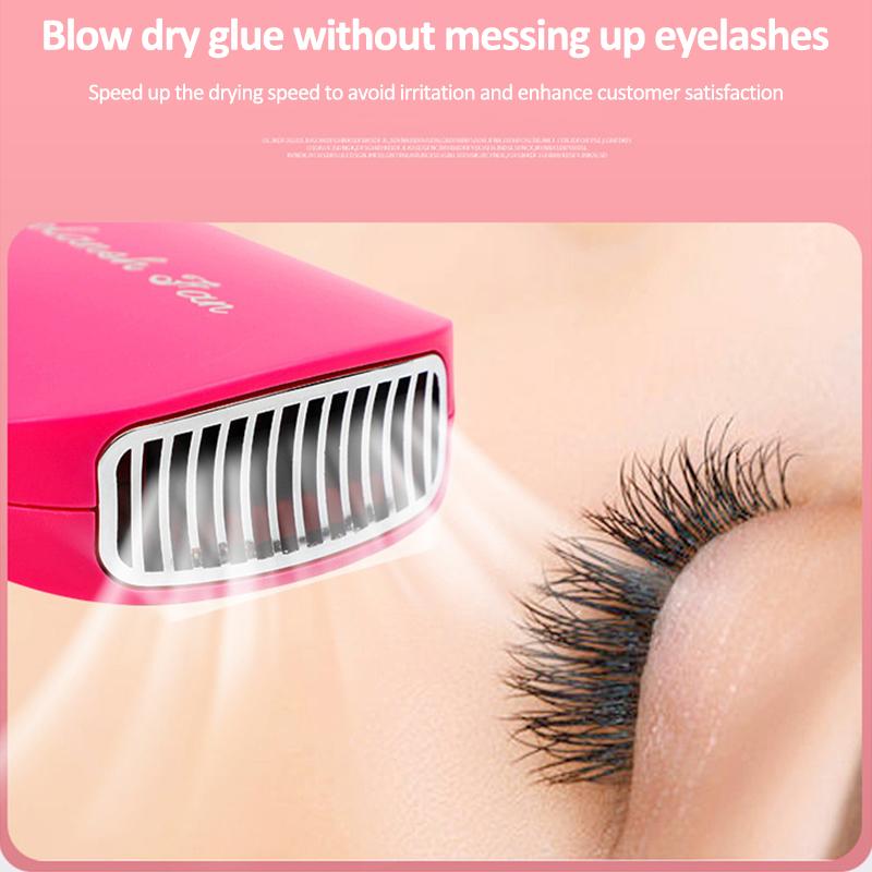 New USB Mini Air Conditioning Fan for Eyelash Extension,Graft Eyelash Extension Dedicated Dryer Blower Glue Blower