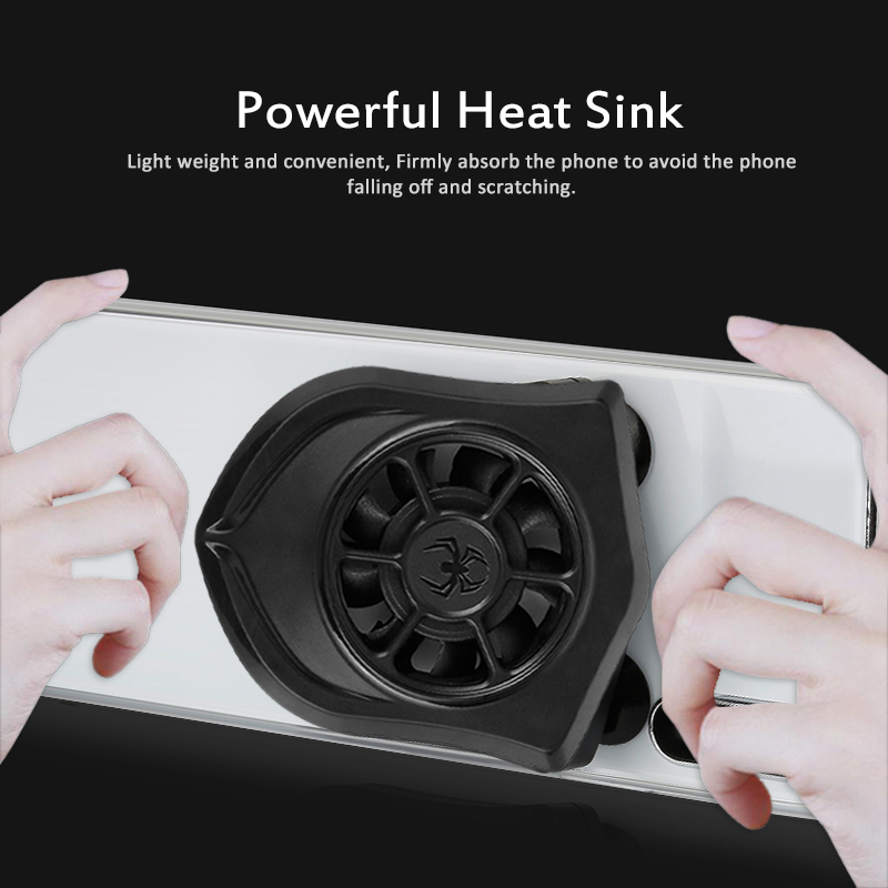 Mobile Phone Cooler Semiconductor Batter Radiator Cooling Adsorptio Mute GamePad Holder Bracket Fan For IPhone Samsung Xiaomi