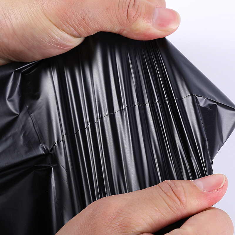 100pcs Black Smooth New PE Plastic Poly Storage Bag Envelope Mailing Bags Self Adhesive Seal Plastic Pouch Shipping Bags Mailer