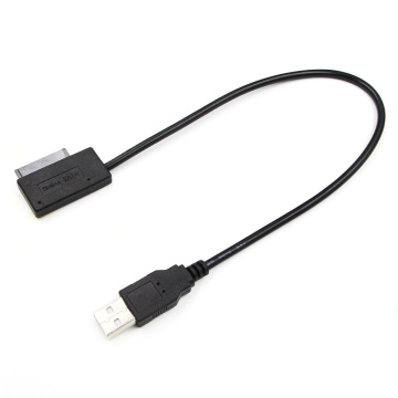 Notebook optical drive line Sata To USB 2.0 II 7+6 13Pin Adapter Cable for Laptop Computer CD/DVD ROM Slimline Converter Line