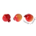 20pcs Lifelike Simulation Artificial Pomegranate Fake Fruit Home Party Decor K1MF