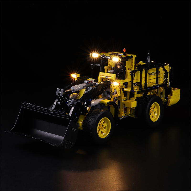 The LED Light for 42030 technic Volvo L350F wheel loader Building Blocks Bricks (only lights with Battery box)