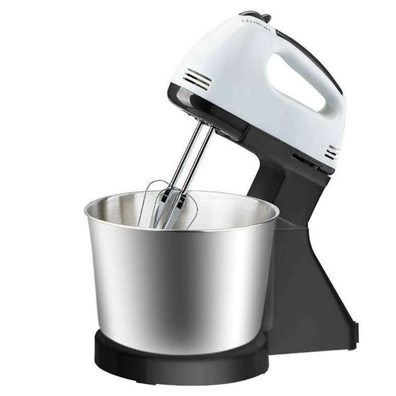 EU Plug Electric Food Mixer 7 Speeds Adjustable Dough Blender Egg Beater Cream Automatic Mixing Desktop Whisk for Home Kitchen B