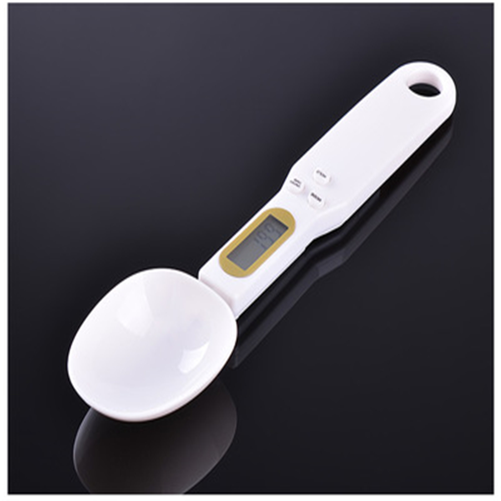500g/0.1g Digital Spoon Scale Hangable Kitchen Measuring Spoon Electronic Mini Kitchen Scales Baking Supplies With LCD Display