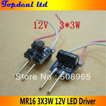 MR16 3X3W 700mA LED Driver for MR16 led spotlight, for 10W led