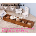 5 plaid wooden box-2