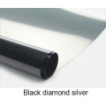 Black Diamond Silver Waterproof Window Film One Way Mirror Silver Insulation Stickers UV Rejection Privacy Window Tint Films