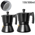 Electric Automatic Aluminum Moka Espresso Coffee Maker Percolator Induction Cooker Pot 150/300ML