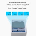 LCD Digital Display Single Phase Power Consumption Meter Energy Meter Watt Wattmeter kWh 230V AC 50Hz Din Rail