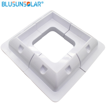 BULSUNSOLAR1 set/lot ABS White Solar Panel Corner Mounting Bracket System 4PCS/SET for Caravan Motorhome RV