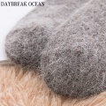 4 Pair High Quality Super Soft Angora Cashmere Rabbit Wool Socks Thick Warm Merino Men Socks 2018 Big Size Winter Socks For Men