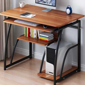 Modern Computer Desk with Keyboard bracket PC Workstation Study Writing Table Home Office Furniture 71cm