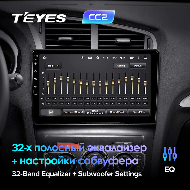 TEYES CC2L CC2 For Citroen C4 2 B7 2013-2016 Car Radio Multimedia Video Player Navigation GPS Android 8.1 No 2din 2 din dvd