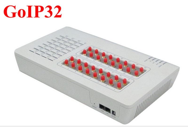 GoIP32 GSM VOIP with 32 SIM ports GoIP32 for IP PBX / Router / Support bulk SMS and DBL SIM Bank