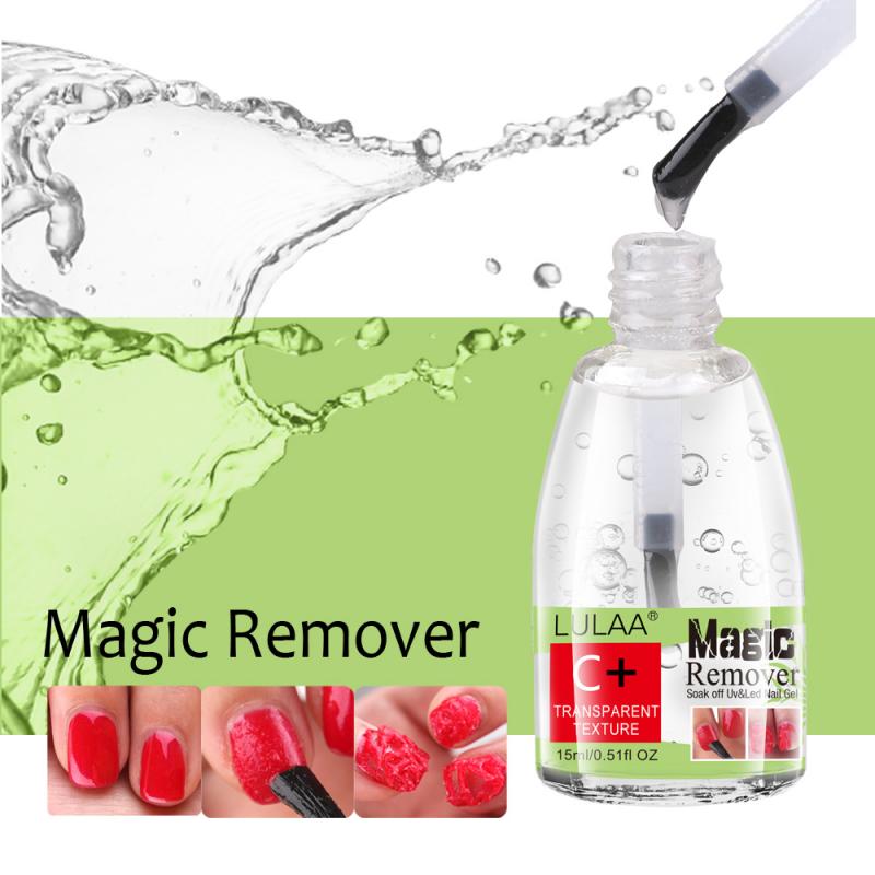 15ML Nail Polish Burst Magic Gel Nail Polish Remover Soak Off Nail Cleaner Nail Polish Remover Degreaser Fast Nail Cleaner TSLM2
