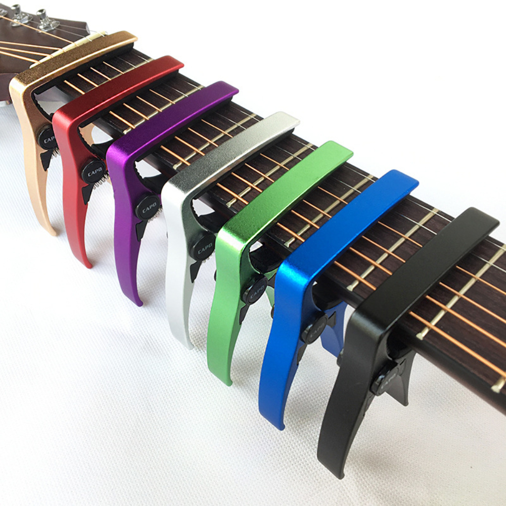 High Quality Aluminum Alloy Metal Guitar Capo Quick Change Clamp Key Acoustic Classical Guitar Capo Guitar Parts Accessories
