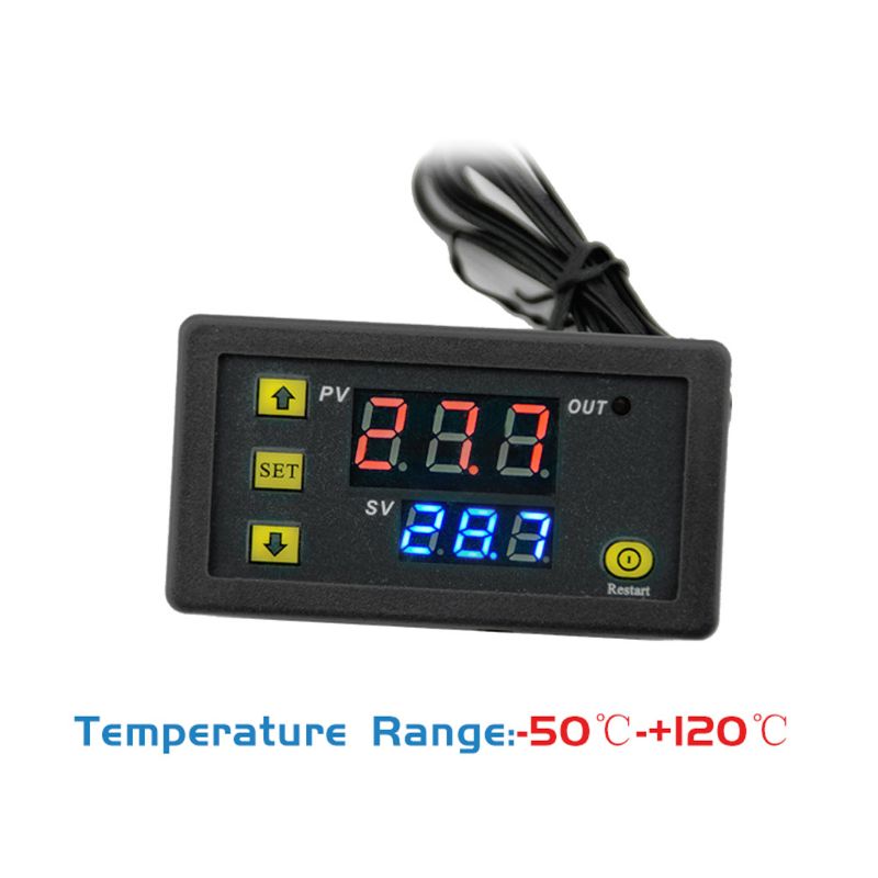 AC 220V Digital Thermostat Temperature Controller Relay Regulator Heating Cooling Control Thermostat Instrument -50-120C