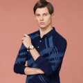 Fashion Plaid Men's Polo Shirt Long Sleeve High Quality Casual Business Polo Men Tace & Shark Autumn Tops Tees Gift for Man