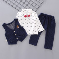 2020 Autumn Winter Toddler Baby Baby Clothes Sets Vest+Long Sleeved Shirts+Pants three-piece Suit Kids Outfits Children Clothing