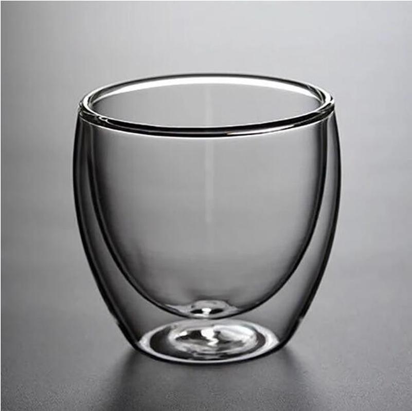 Double borosilicate glass cup insulated coffee cup milk tea juice red wine glass WF1014