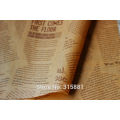 Brown english printing greaseproof Packaging paper baking paper candy wrappers