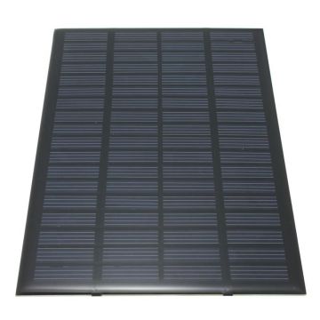 18V 2.5W Polycrystalline Stored Energy Power Solar Panel Module System Solar Cells Charger 19.4x12x0.3cm