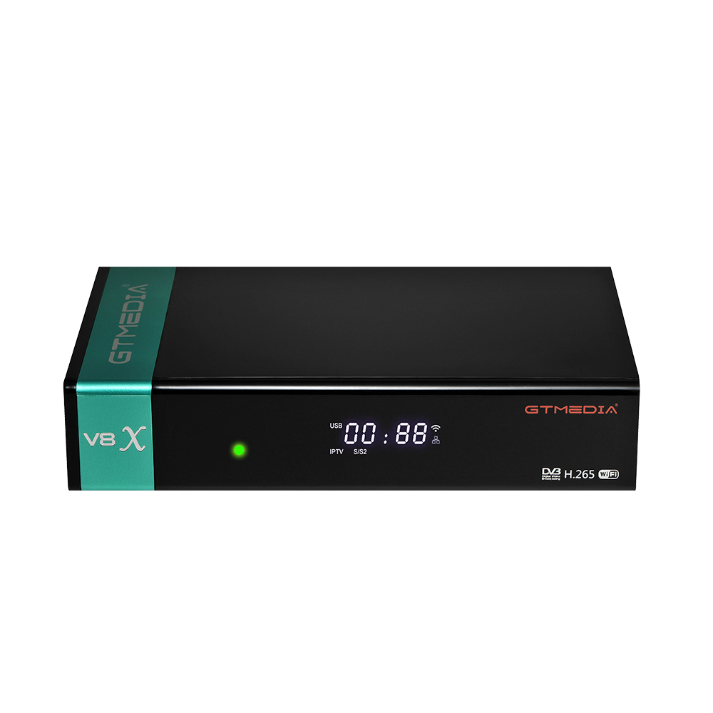 New GTmedia V8X Satellite TV Receiver 1080P HD Built in WIFI Cline Spain H.265 DVB-S2 GT Media Stock in spain