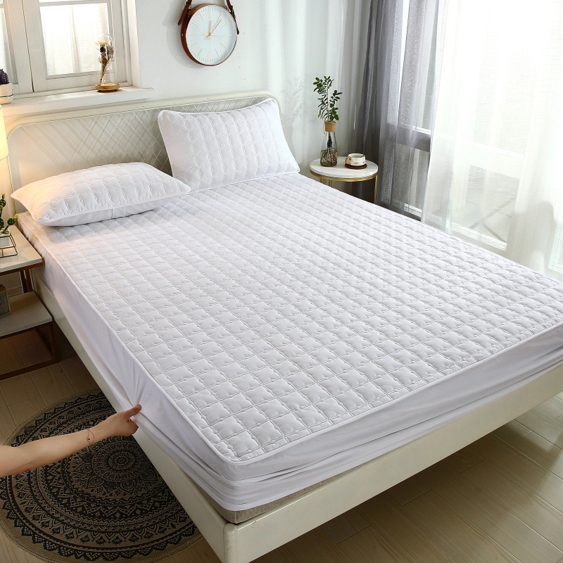 Waterproof Bed Mattresses Cover Mattress Cover Multicolor Thickened Cotton Waterproof Mattress Protector Flat Mattress Cover