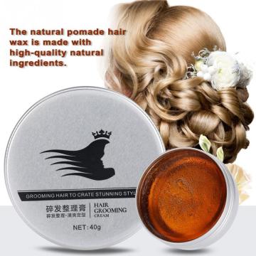 30ml Natural Hair Clay Wax Water Based Long-last Fluffy Hair Styling Pomade Hair Modeling Wax High Strong Hold Hair Styling Wax