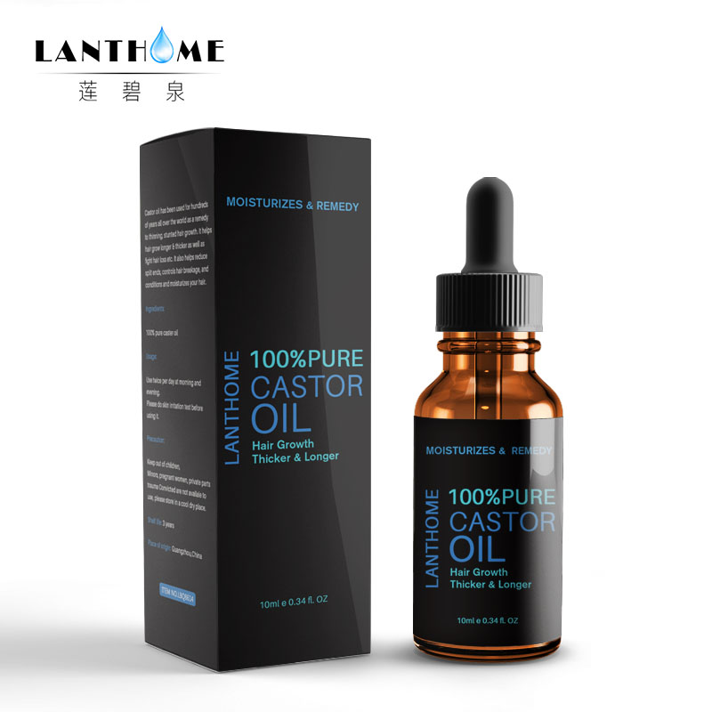 Lanthome Castor Oil Nourish Hair growth +certified organic rosehip Essential serum facial Oil Moisturizing anti wrinkle serum