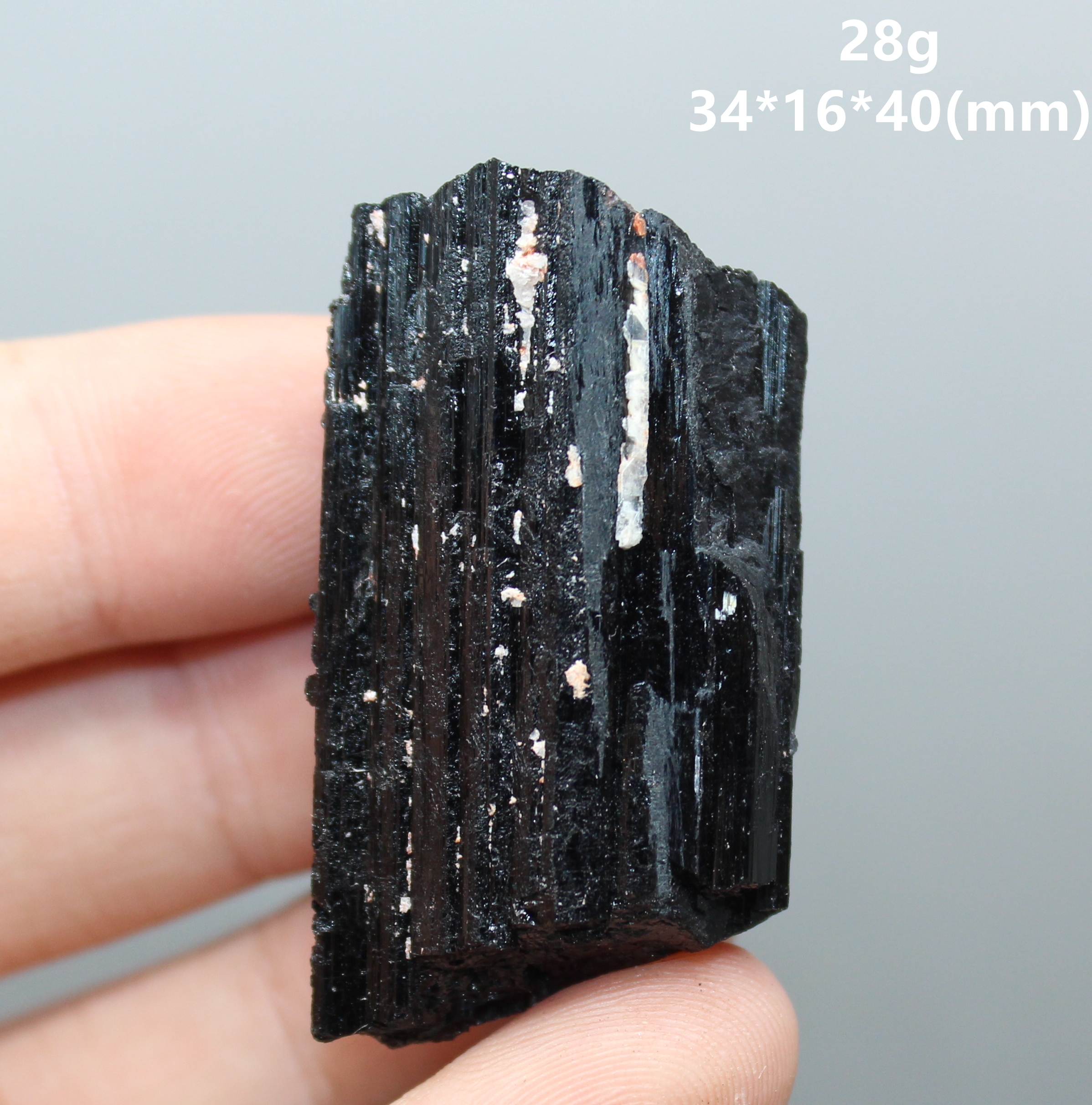 100% Natural Brazil black tourmaline mineral crystal specimens stones and crystals quartz Healing crystal