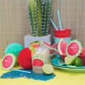 New!50PCS Watermelon Umbrella Cake Topper Picks Cocktail Parasols Drinks Picks Birthday/Wedding Party Decoration Party Supplies