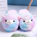 2020 Cartoon Sheep Home Slippers Plush Velvet Women Slipper Indoor Non Slip Fur Warm Winter Slippers Furry Lovely Floor Slippers