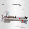 50-5000ml quantitative filling machine automatic pneumatic piston liquid paste filler for milk detergent chemical shampoo oil