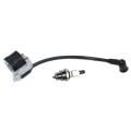 Ignition Coil Module With Spark Plug BM6A For Stihl BG55 BG65 BG85 BG45 BG46 BR45 SH55 SH85 AM42 Leaf Blower Parts#4229 400 1300