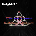 3inch Crystal Ribbon Crowns