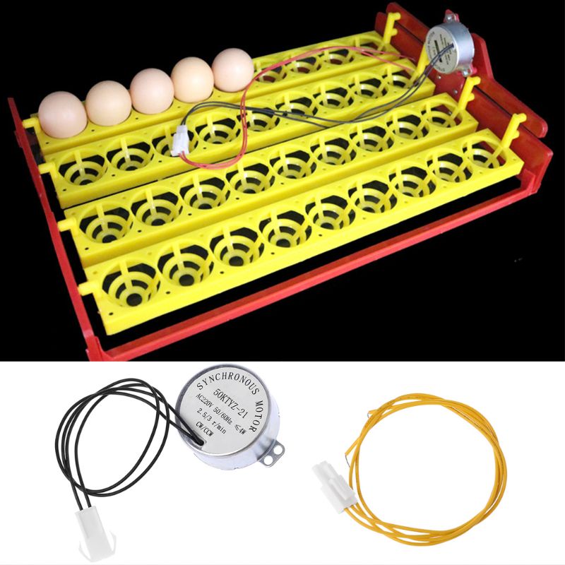220V Turn The Eggs Tray Incubator Accessories Automatic Incubator Egg Turning Motor For Incubator