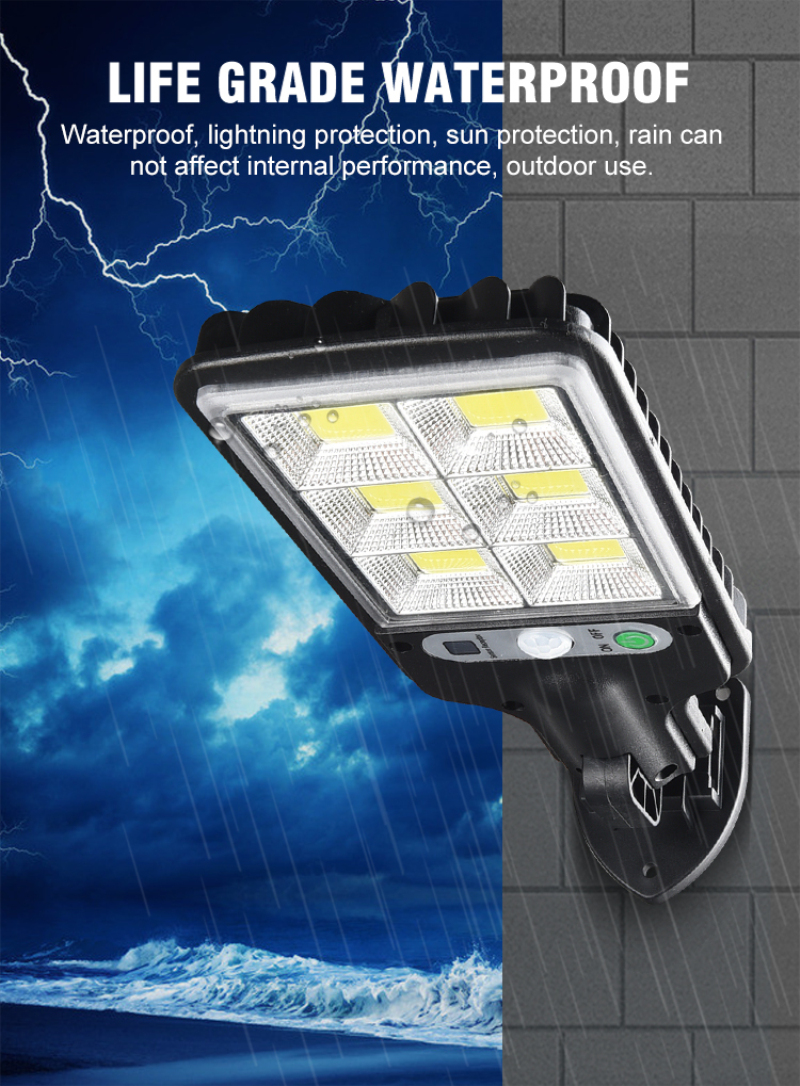 Outdoor Solar Lights Solar Battery-lamp LED Flood-lights Waterproof Street-lamp Garden Lighting Body Sensor-lantern