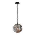 Modern Pendant Lamp E27 Bulb Glass Ball Lighting