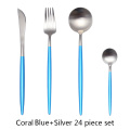 Coral blue Silver